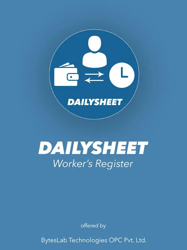 DailySheet - Worker's Register | Indus Appstore | Screenshot