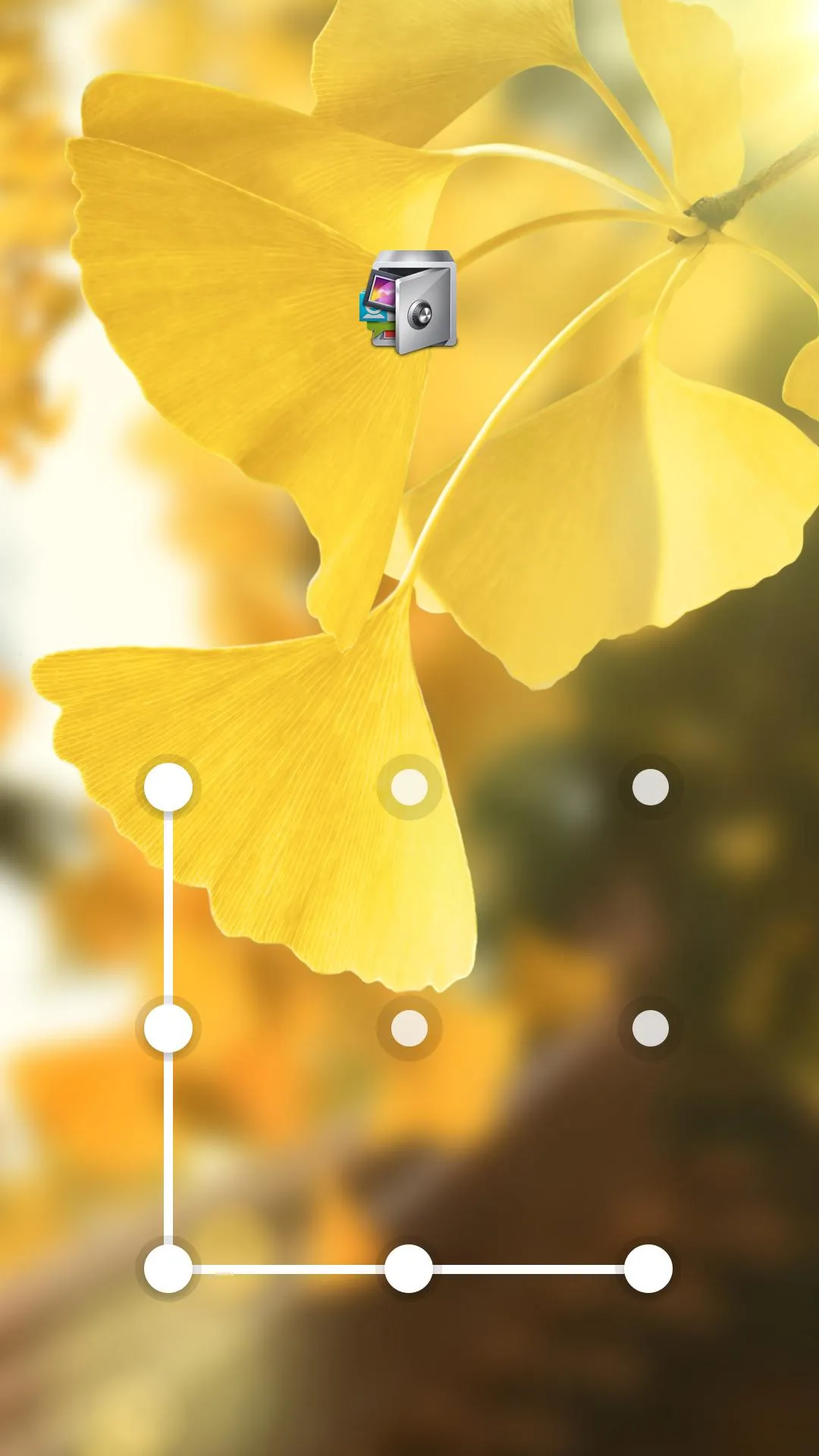 AppLock Live Theme Ginkgo | Indus Appstore | Screenshot