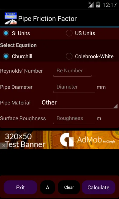Pipe Friction Factor Lite | Indus Appstore | Screenshot
