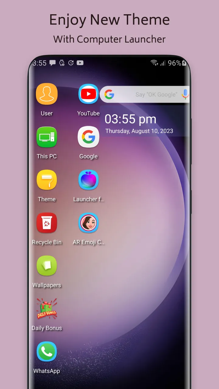 S23 Theme For  Launcher | Indus Appstore | Screenshot