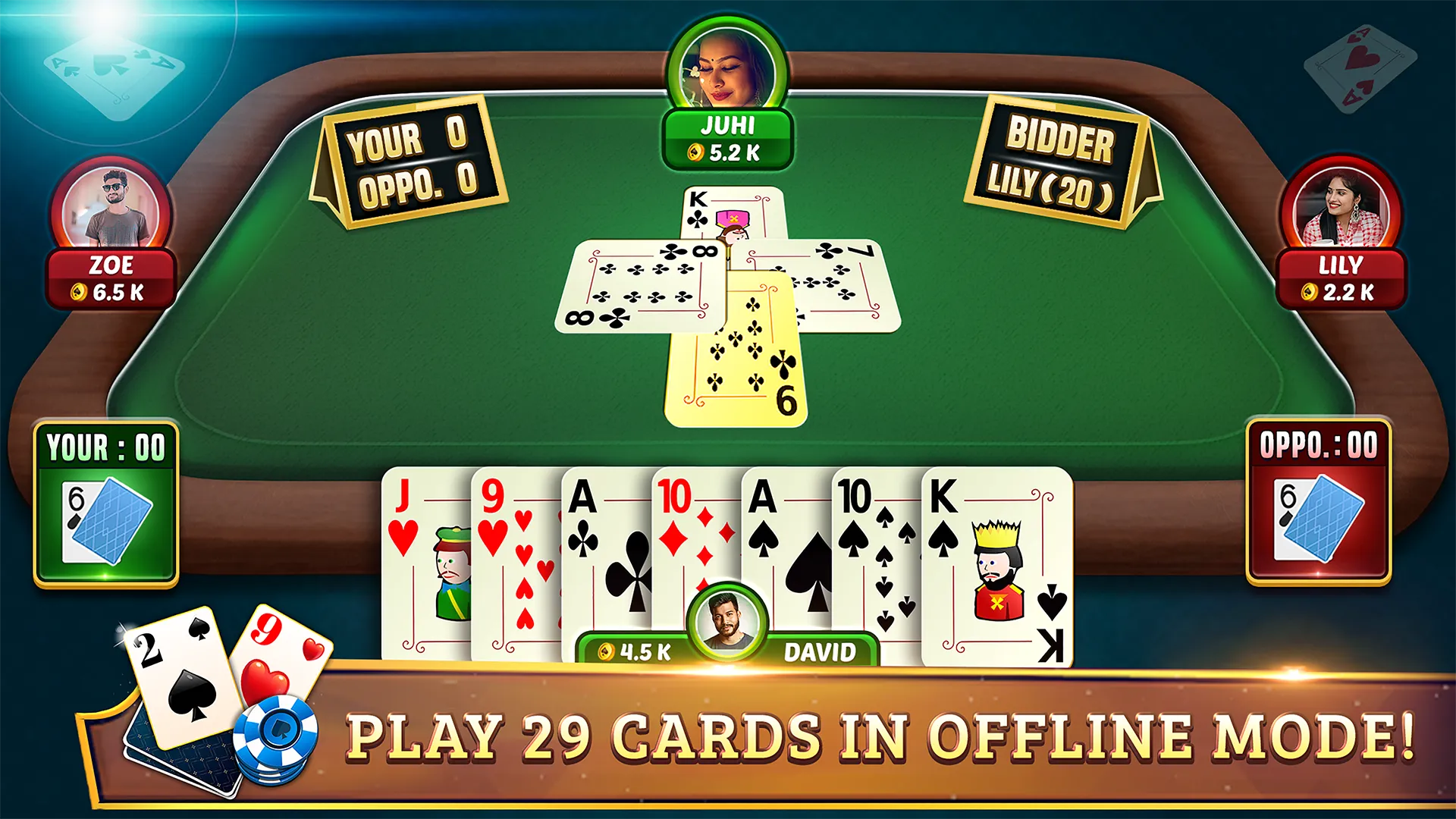 29 Card Game Plus | Indus Appstore | Screenshot