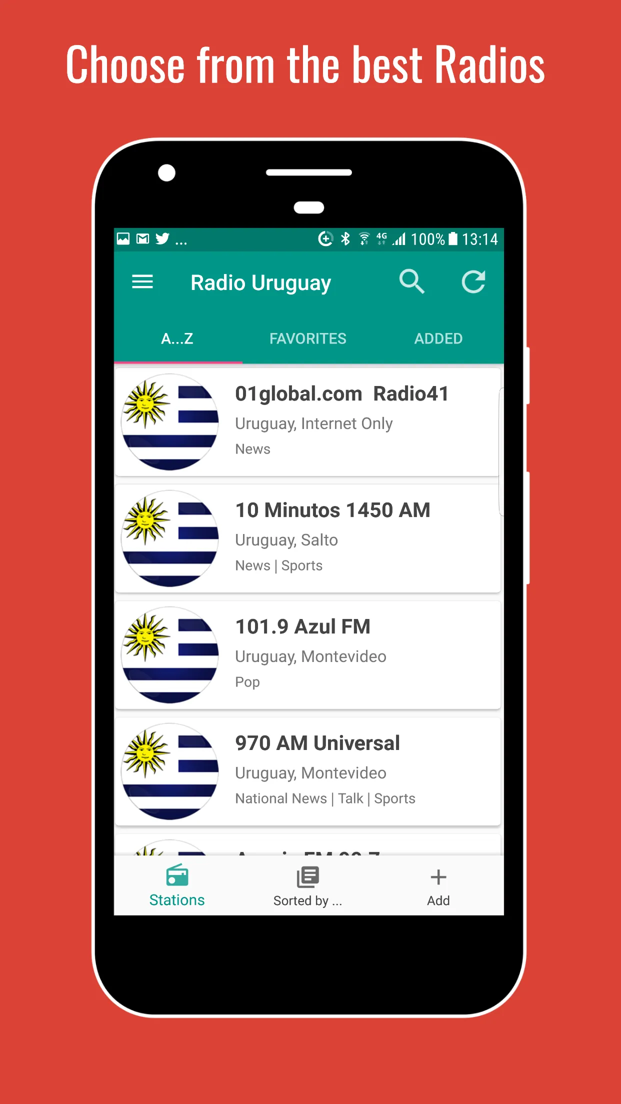 Uruguay Radio Stations | Indus Appstore | Screenshot