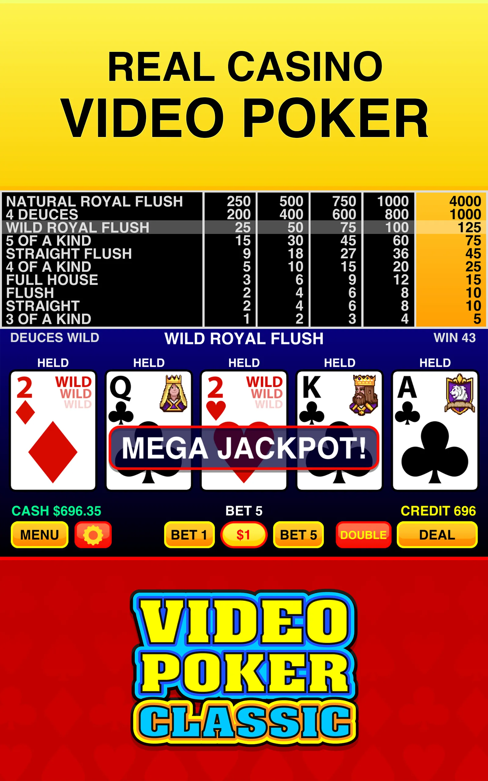 Video Poker Classic ® | Indus Appstore | Screenshot