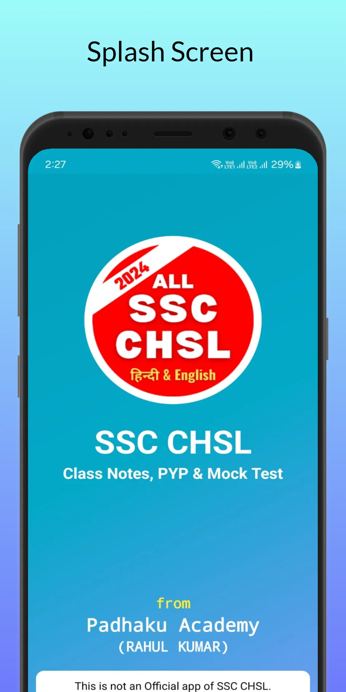 SSC CHSL Mock Test Series 2024 | Indus Appstore | Screenshot