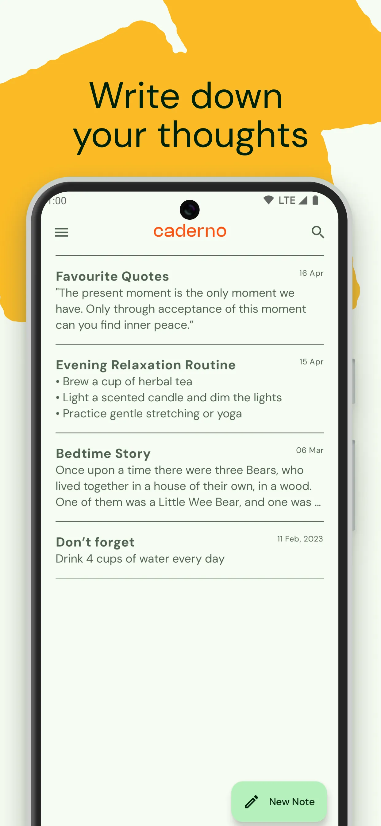 Block Notes — Minimal notepad | Indus Appstore | Screenshot