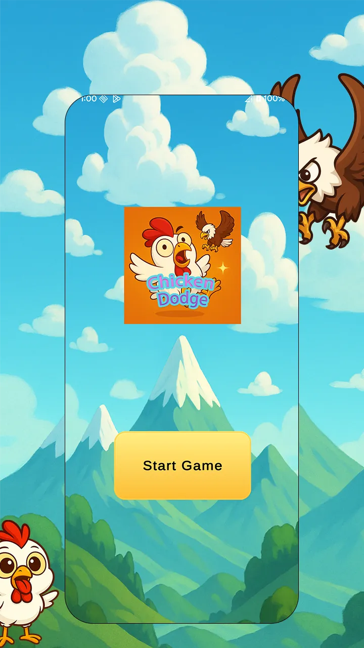 Chicken Dodge | Indus Appstore | Screenshot