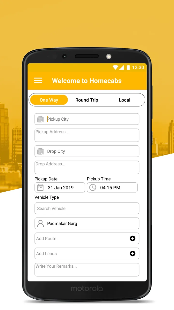 Homecabs Employee's | Indus Appstore | Screenshot