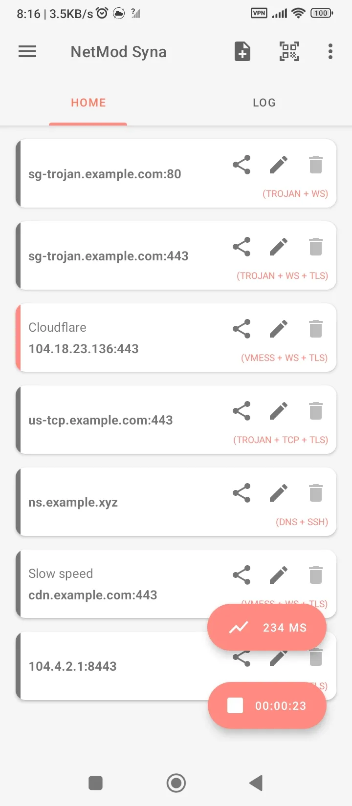 NetMod VPN Client (V2Ray/SSH) | Indus Appstore | Screenshot