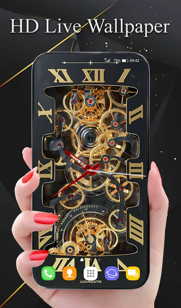 Tourbillon 3D Watch Wallpaper | Indus Appstore | Screenshot