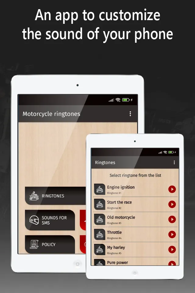 motorcycle ringtones for phone | Indus Appstore | Screenshot