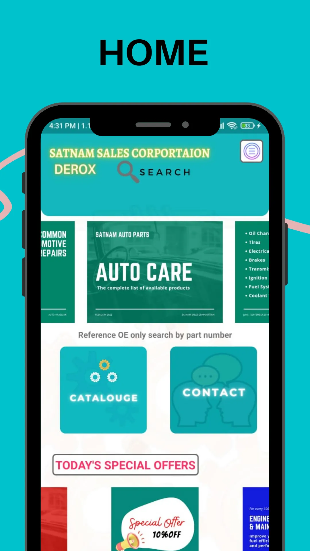 Deroxs Automobile: Spares Part | Indus Appstore | Screenshot