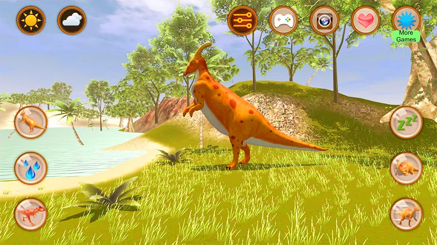 Talking Parasaurolophus | Indus Appstore | Screenshot