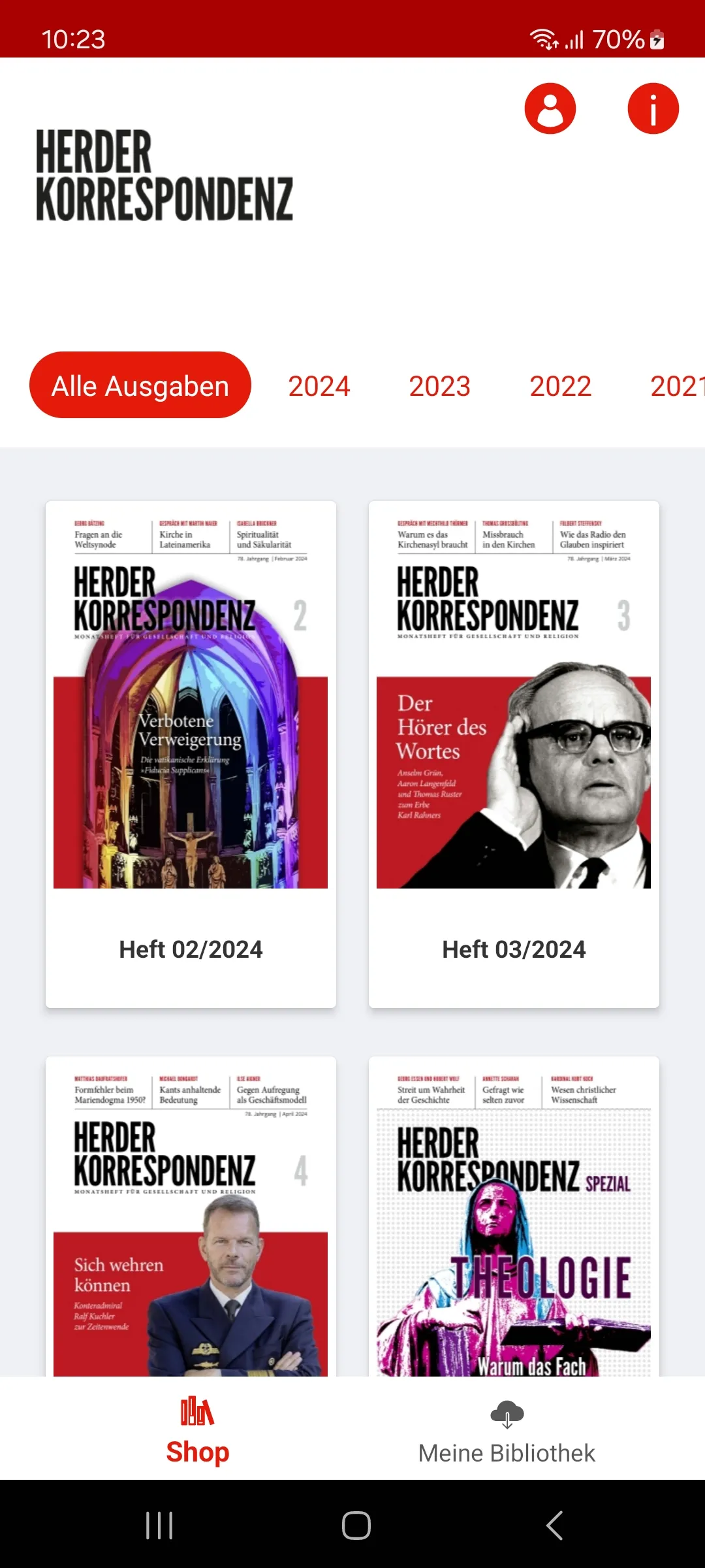 Herder Korrespondenz | Indus Appstore | Screenshot