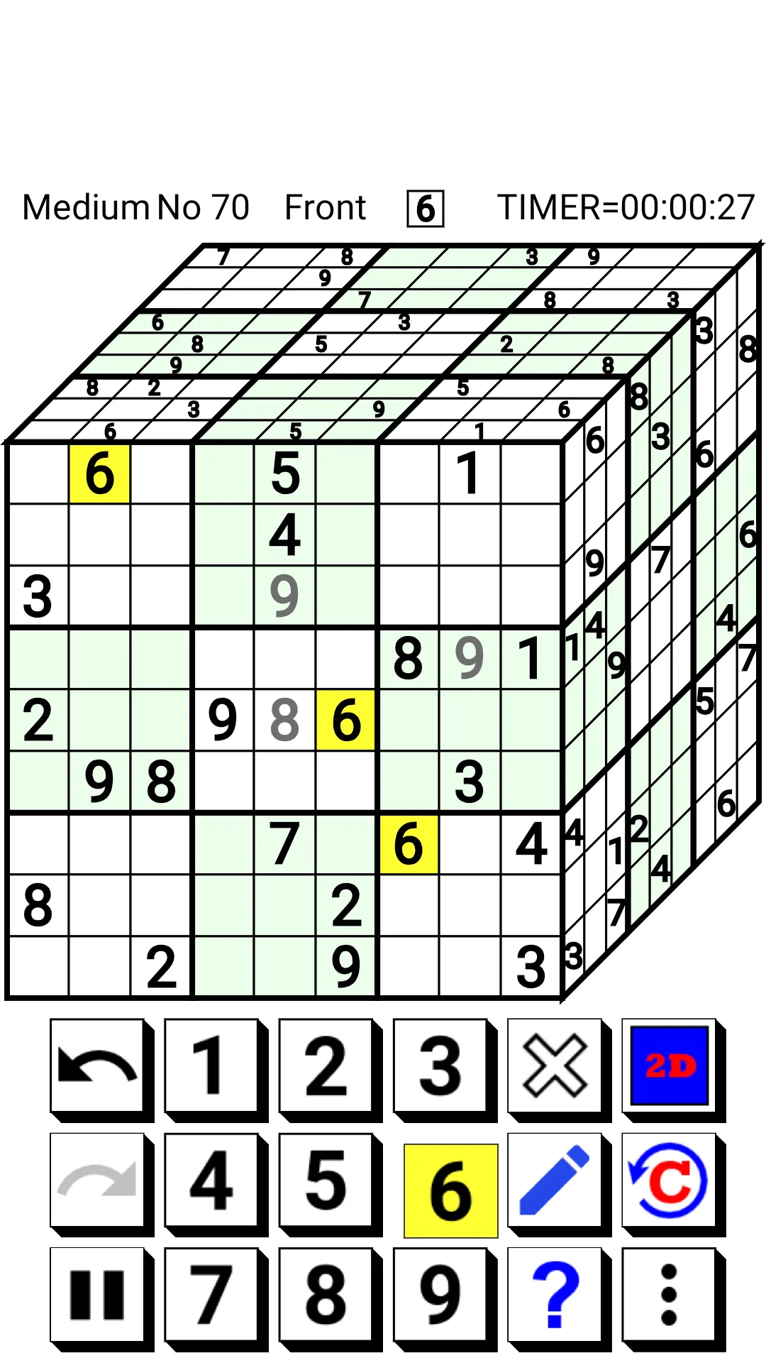 3D Number Place(3D Sudoku) | Indus Appstore | Screenshot