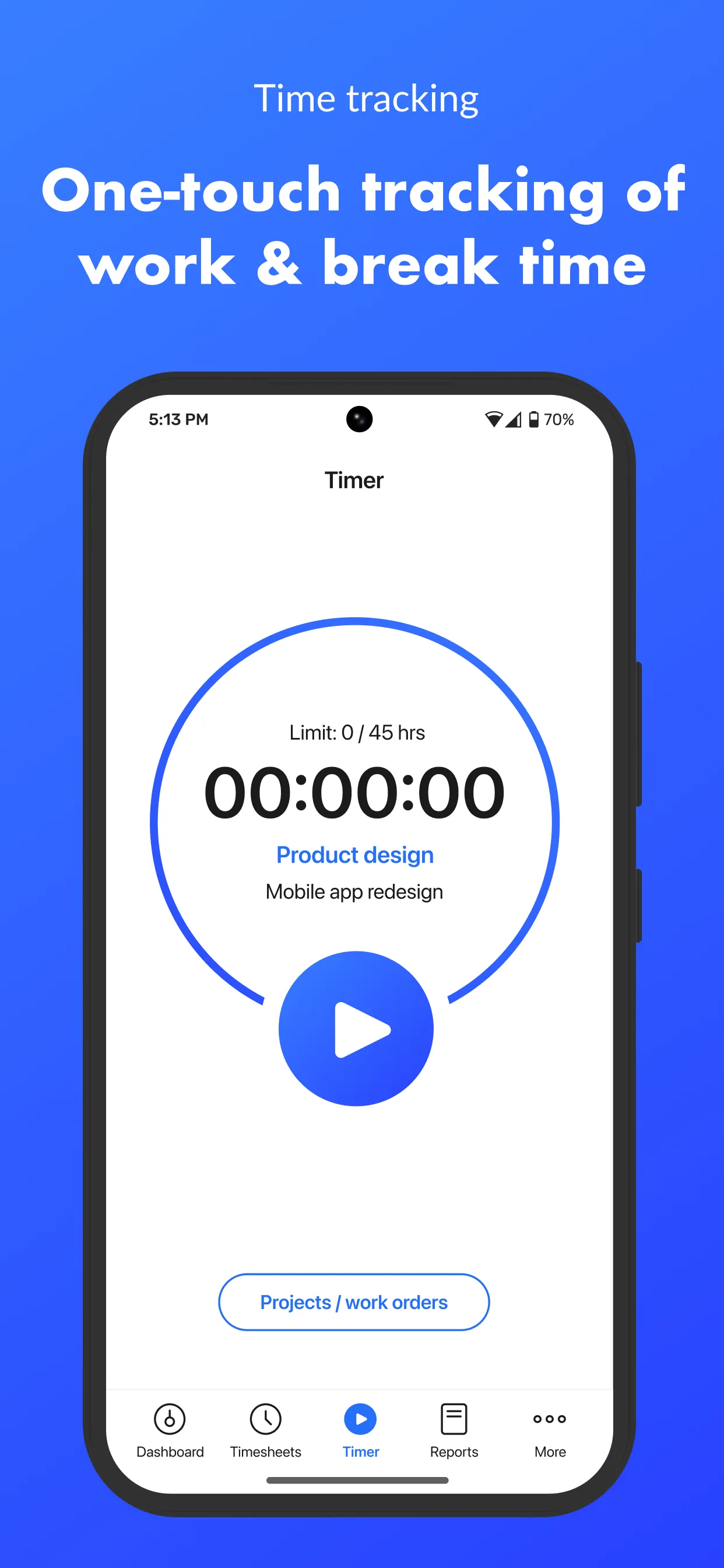 Hubstaff Time & Hours Tracker | Indus Appstore | Screenshot