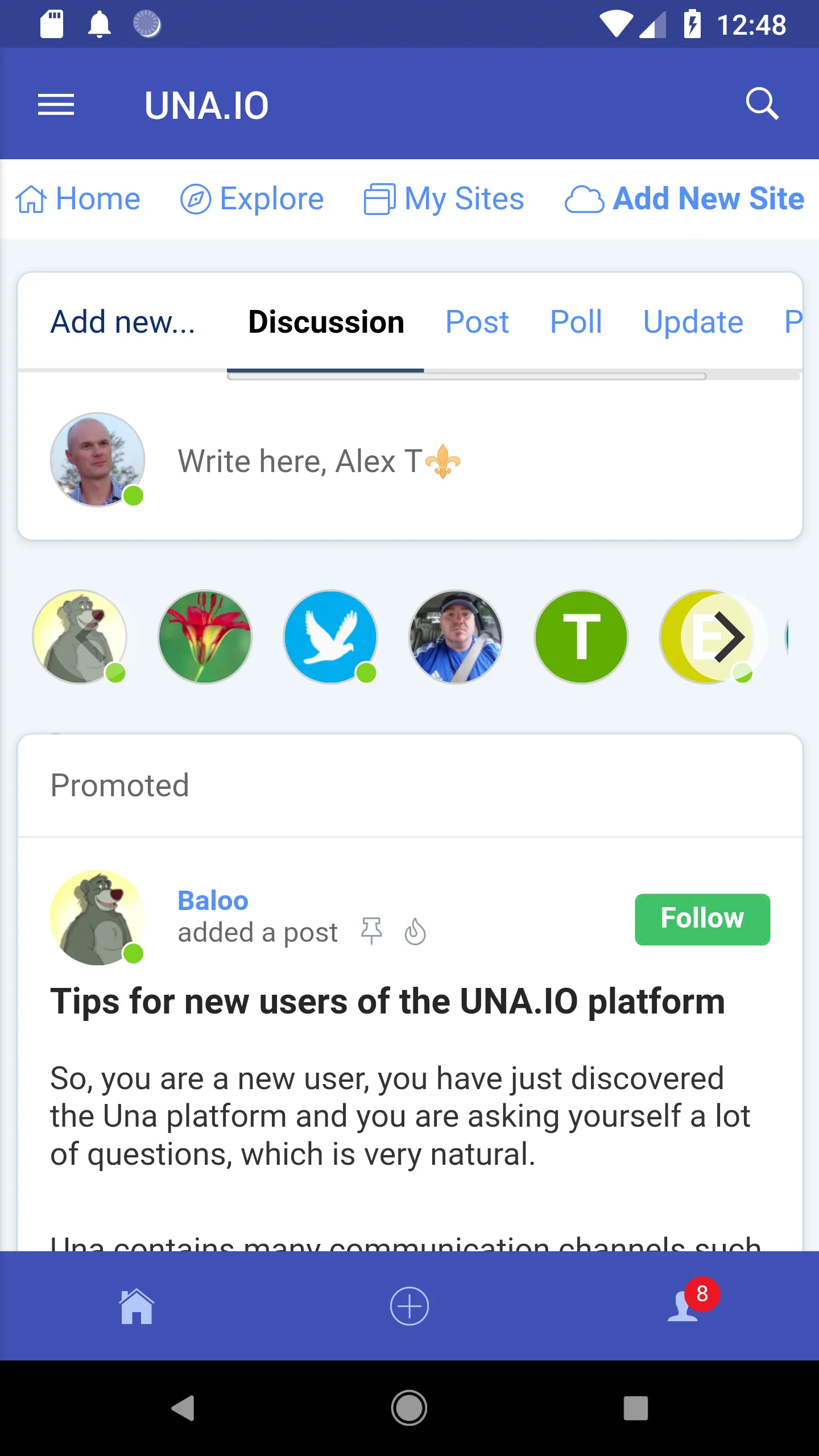 UNA.IO | Indus Appstore | Screenshot