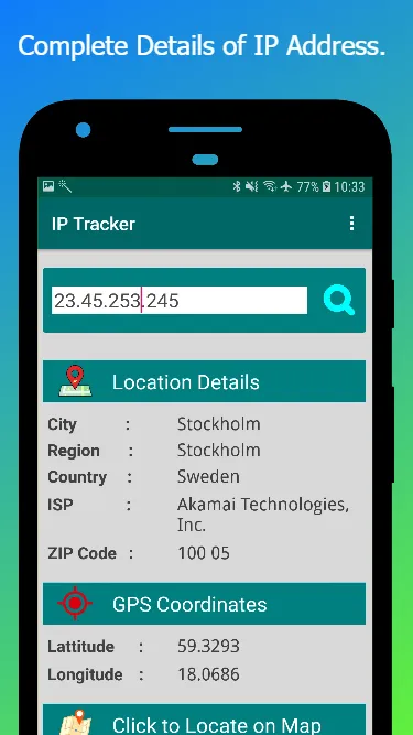 IP Address Tracker | Indus Appstore | Screenshot