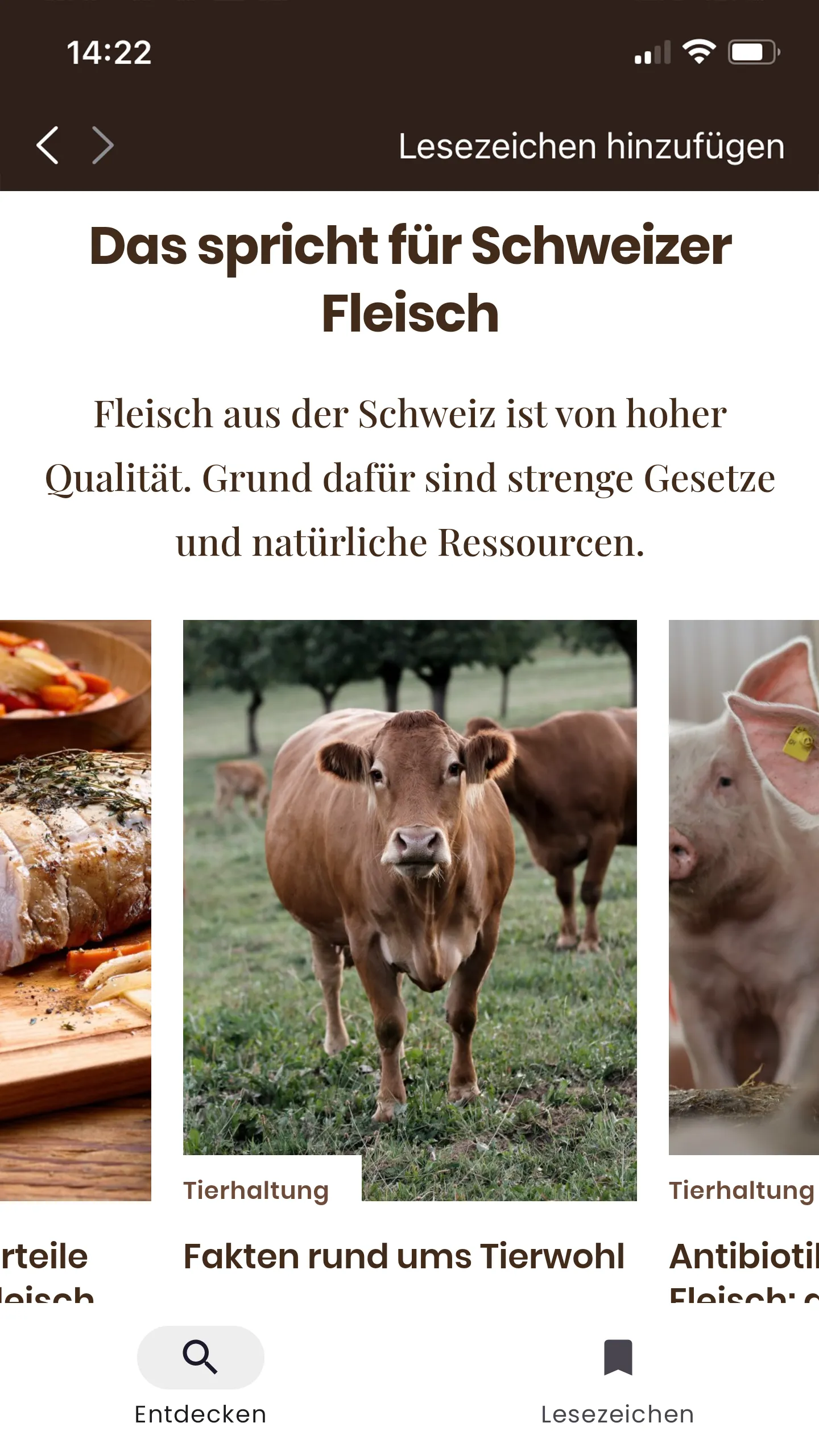 Schweizer Fleisch | Indus Appstore | Screenshot