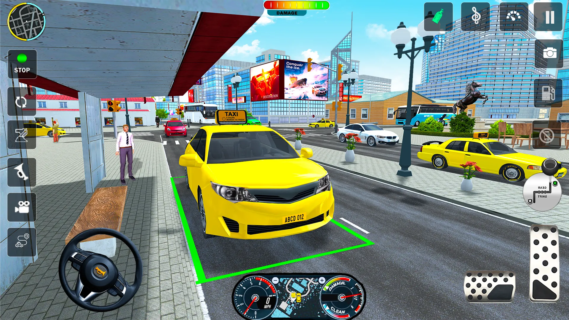 Taxi Cab Car driving school 3d | Indus Appstore | Screenshot