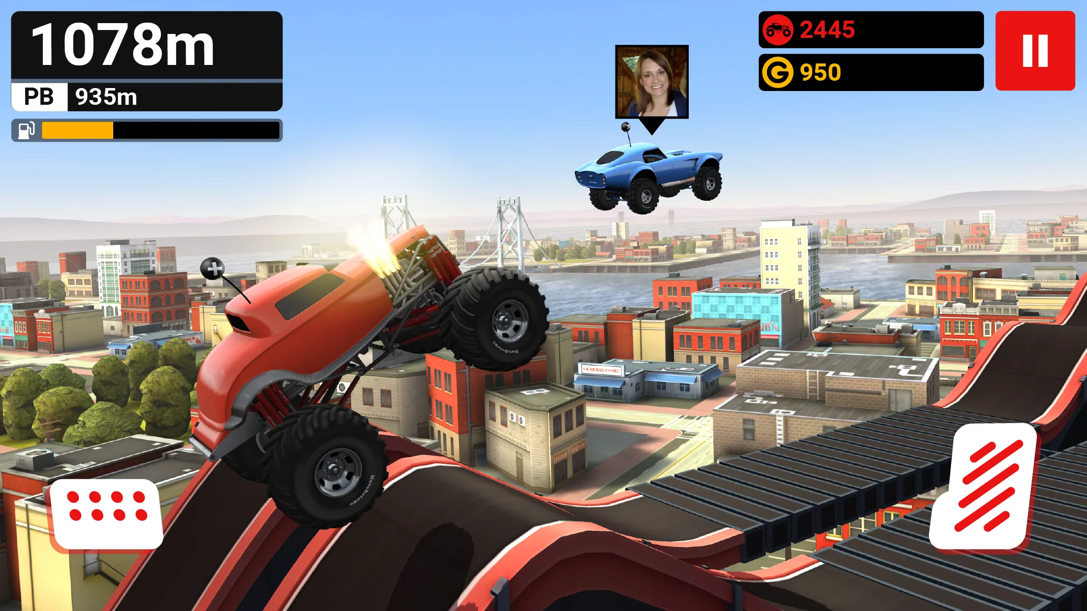 MMX Hill Dash | Indus Appstore | Screenshot