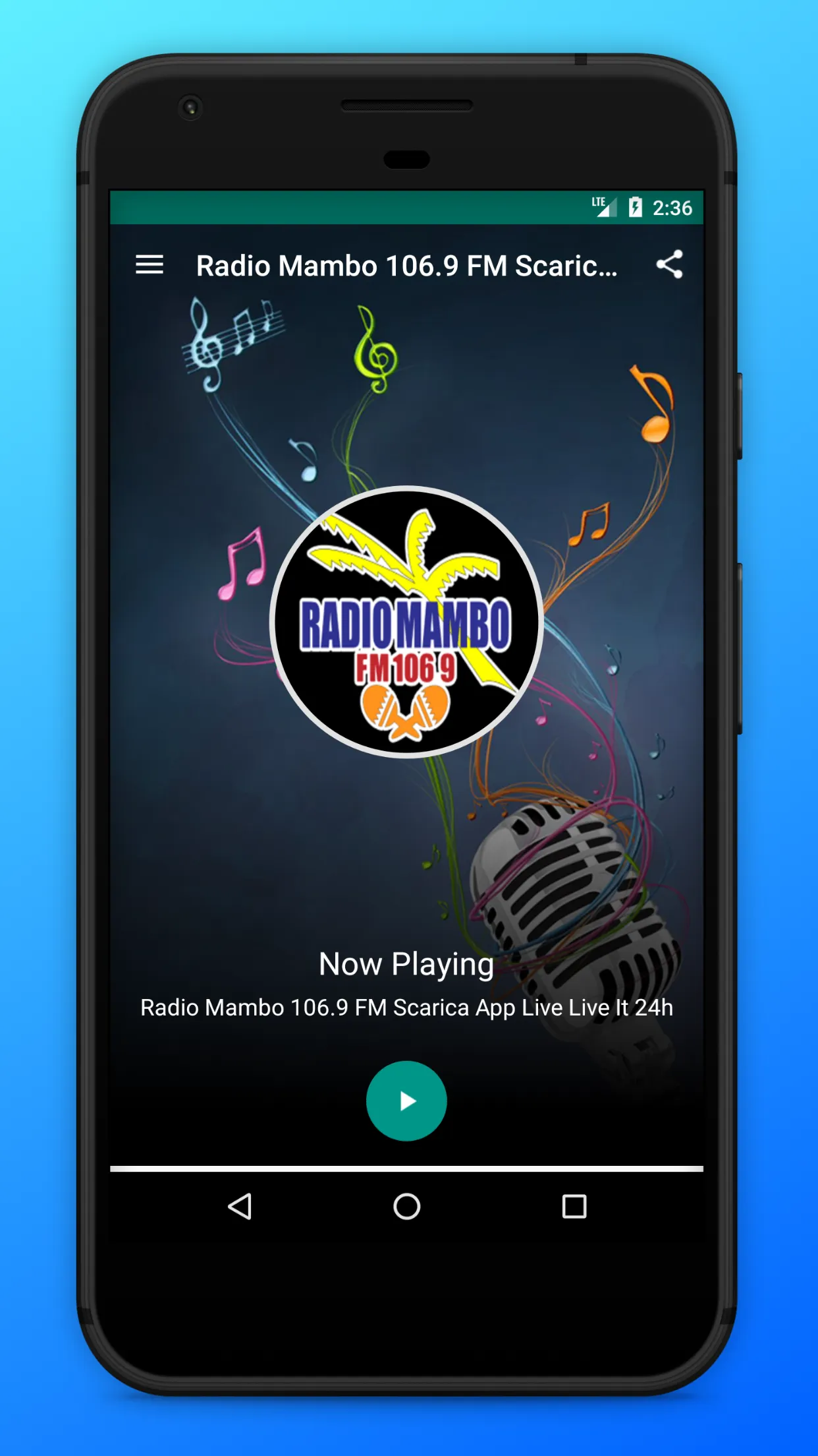 Radio Mambo 106.9 FM Italia | Indus Appstore | Screenshot