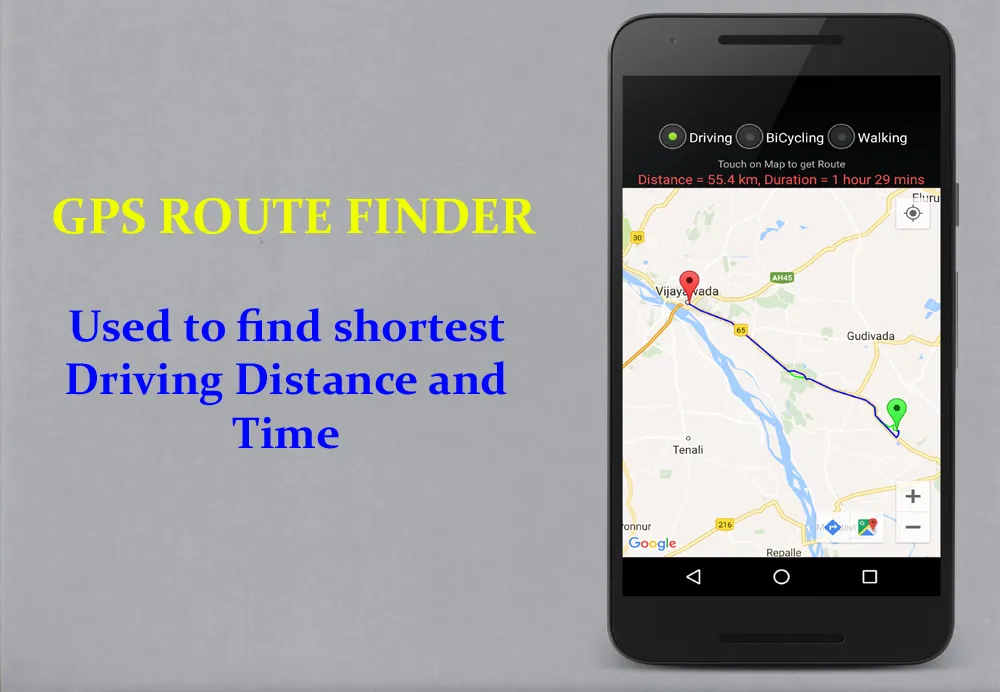 GPS Route Finder | Indus Appstore | Screenshot