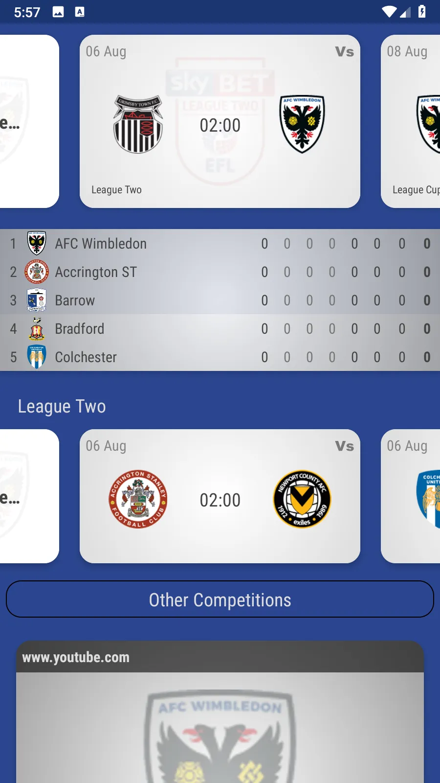 AFC Wimbledon Fan App | Indus Appstore | Screenshot