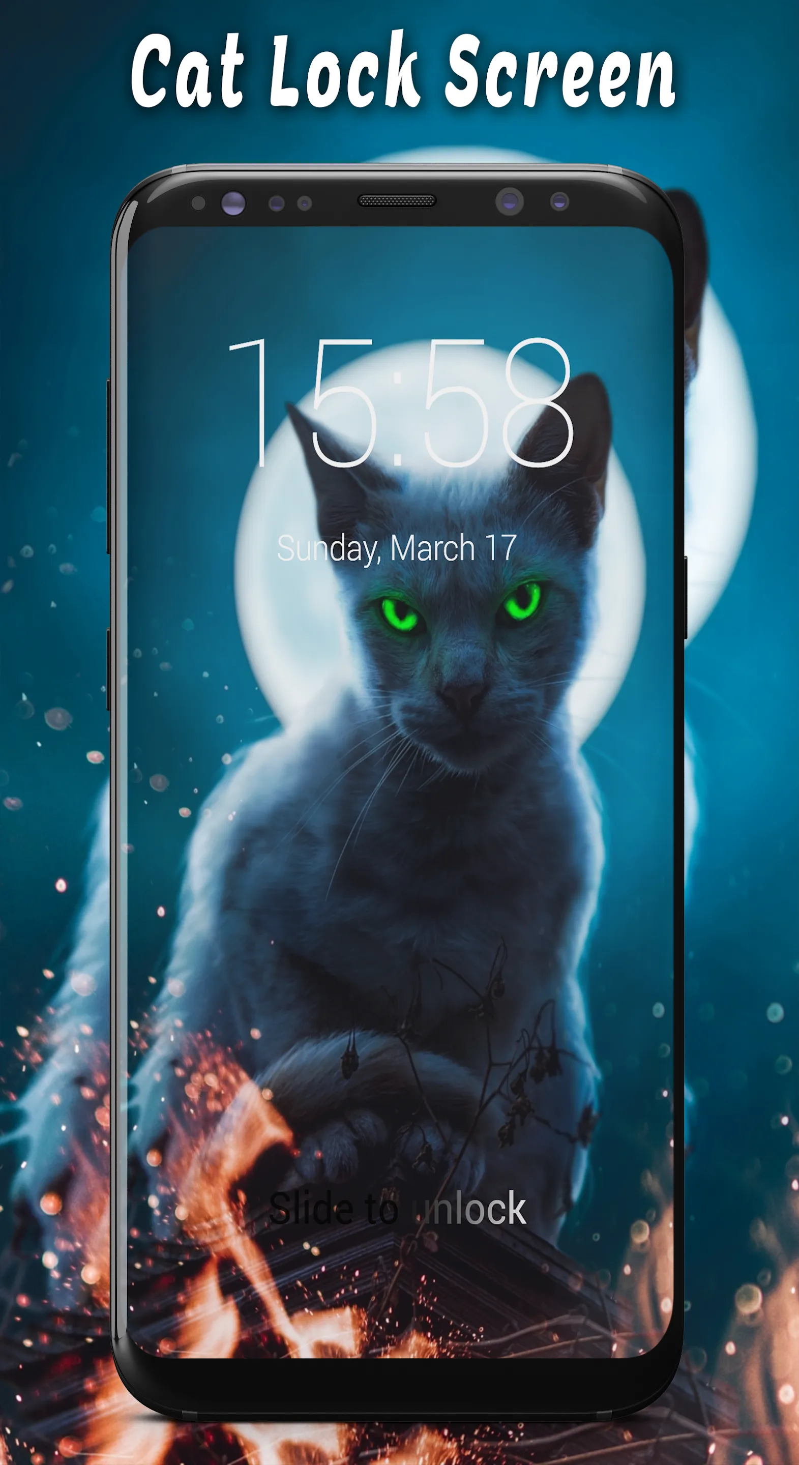 Cat Lock Screen & Wallpapers | Indus Appstore | Screenshot