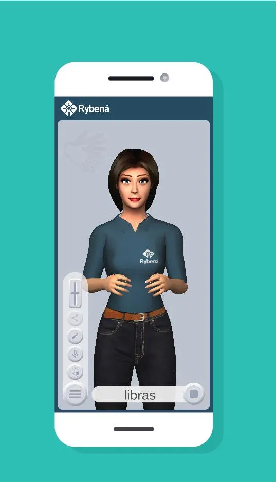 Rybená Tradutor Libras Voz | Indus Appstore | Screenshot