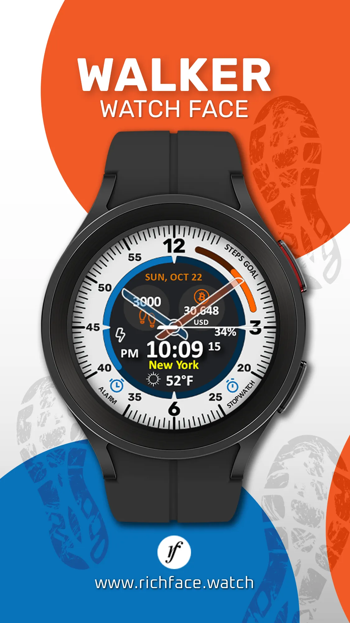 Walker Watch Face | Indus Appstore | Screenshot