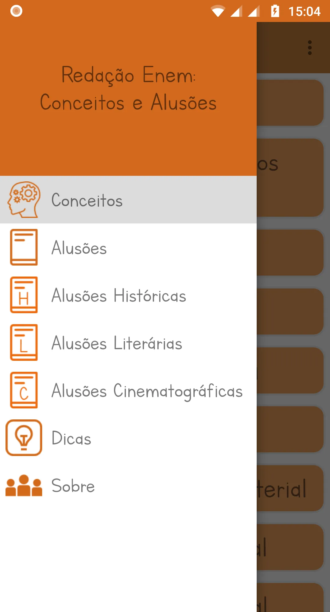 Redação Enem Conceitos Alusões | Indus Appstore | Screenshot