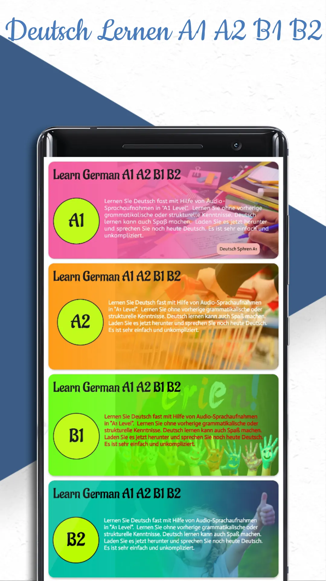 Deutsch lernen A1-A2-B1-B2 | Indus Appstore | Screenshot