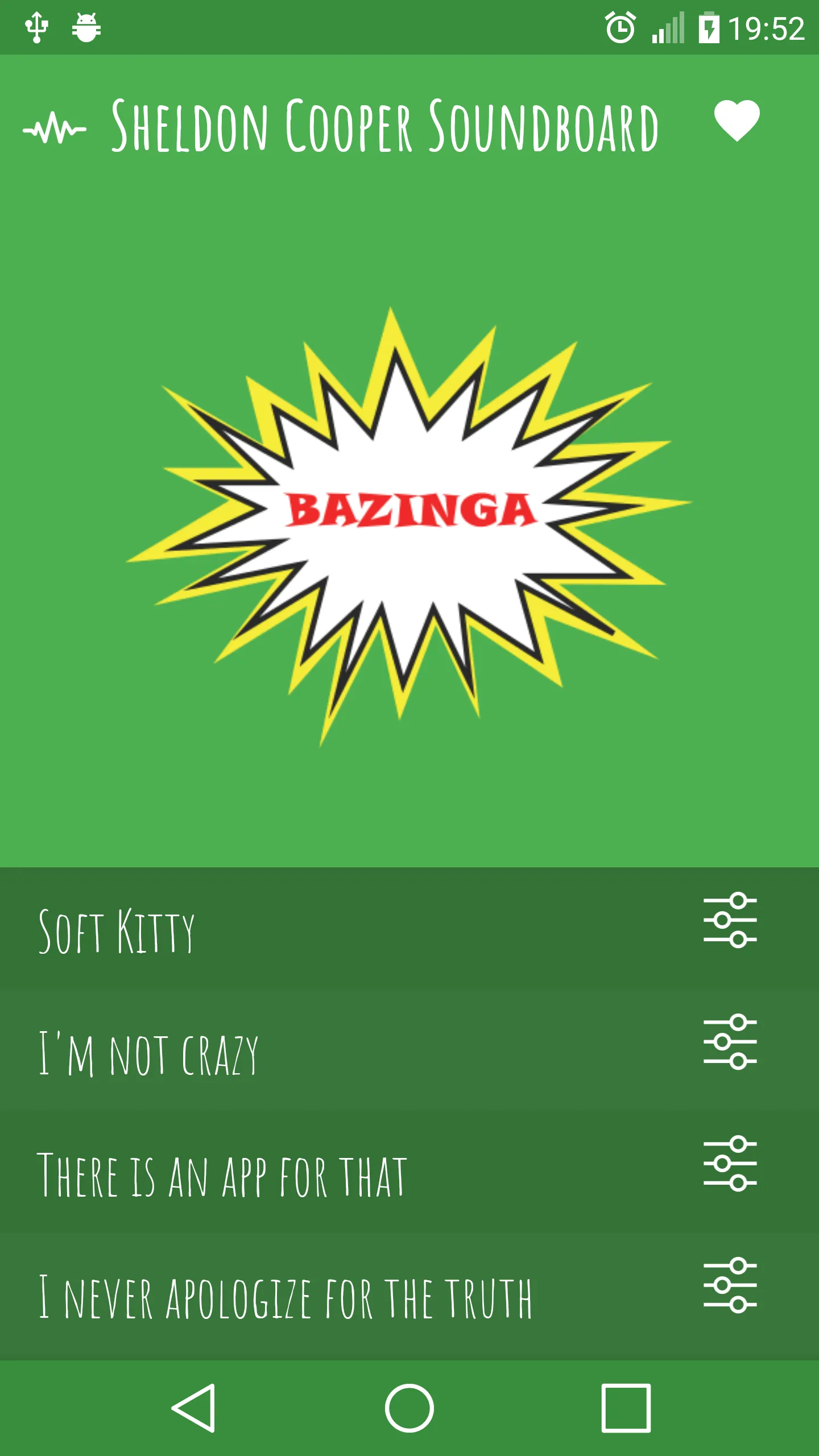 Sheldon Cooper Soundboard | Indus Appstore | Screenshot