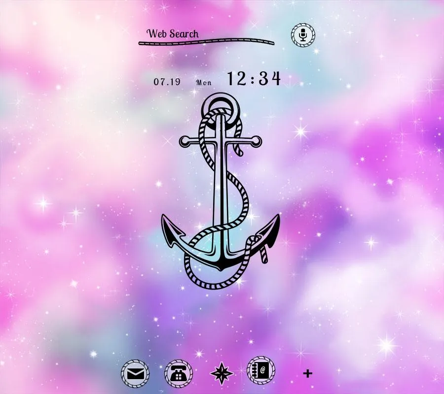 Galaxy Anchor Theme +HOME | Indus Appstore | Screenshot