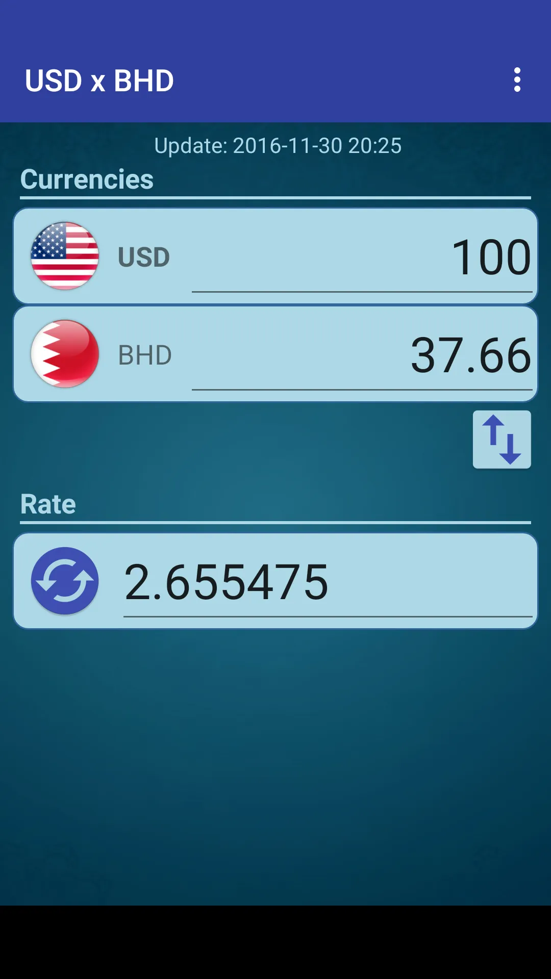 US Dollar to Bahraini Dinar | Indus Appstore | Screenshot