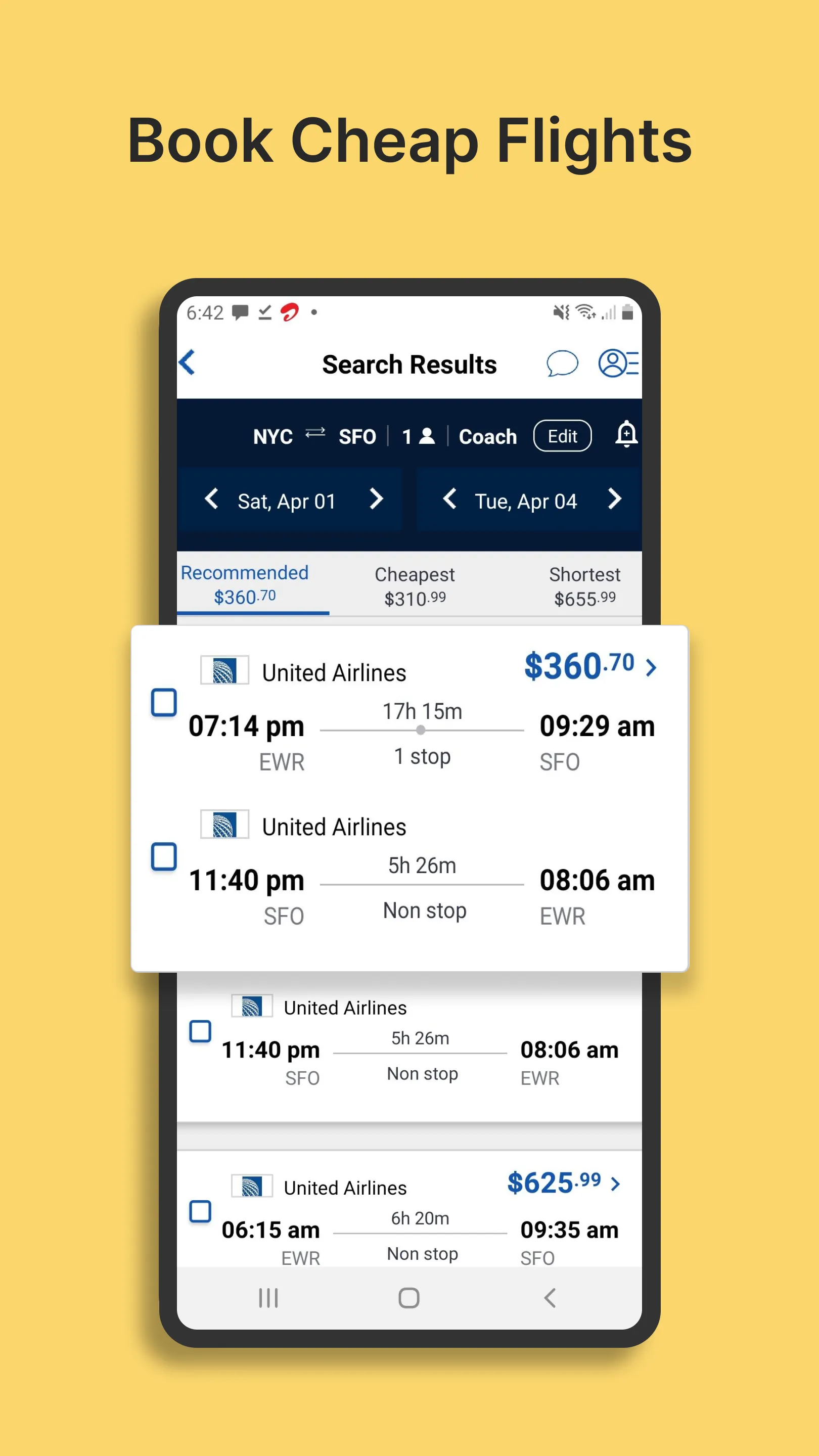 OneTravel: Cheap Flights Deals | Indus Appstore | Screenshot