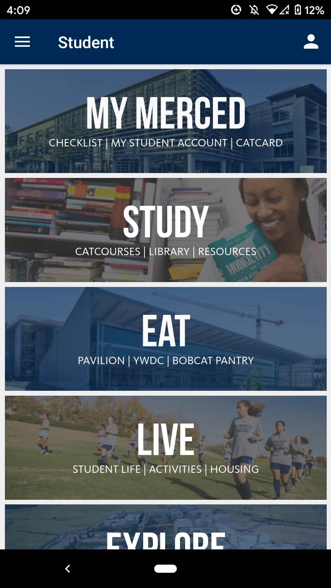 UC Merced Connect | Indus Appstore | Screenshot