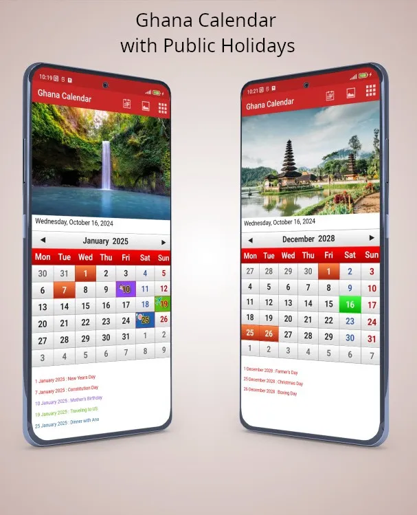 Ghana Calendar 2025 | Indus Appstore | Screenshot