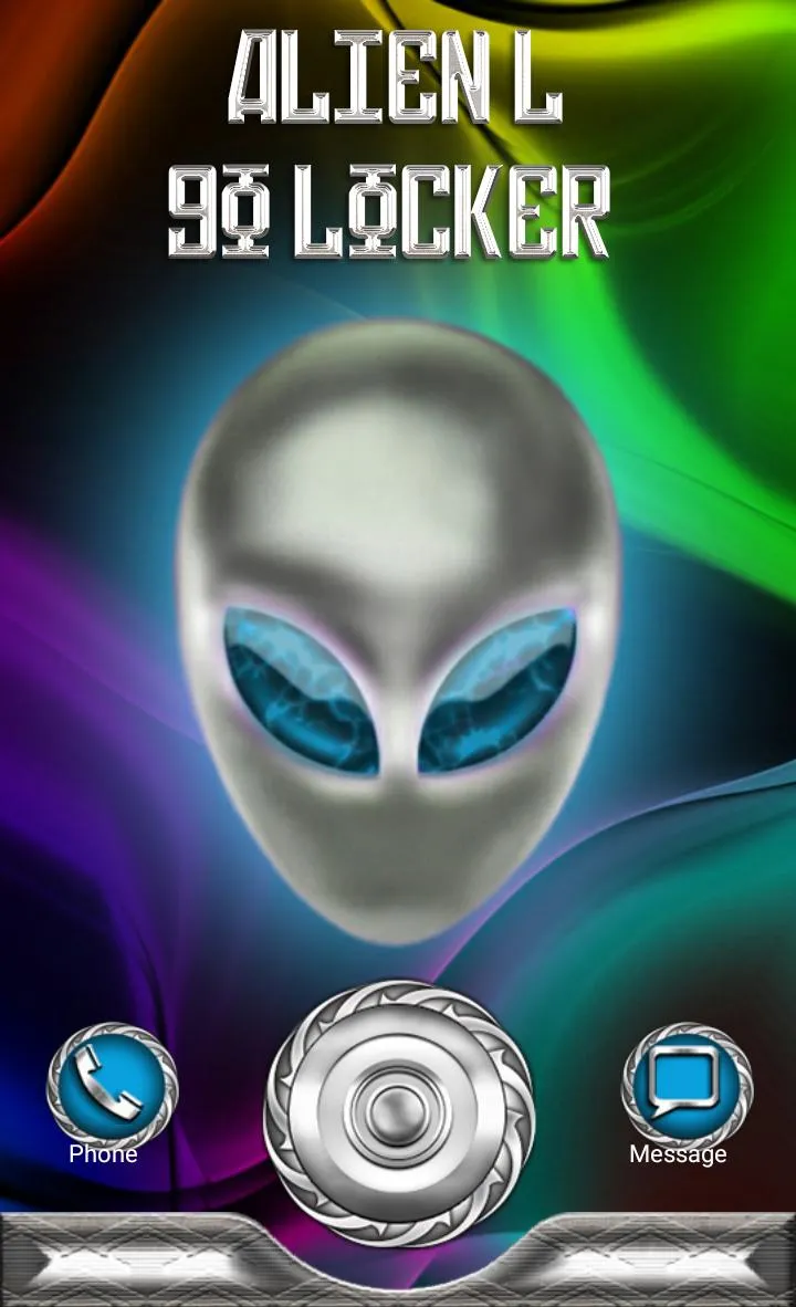 Alien L Go Locker theme | Indus Appstore | Screenshot