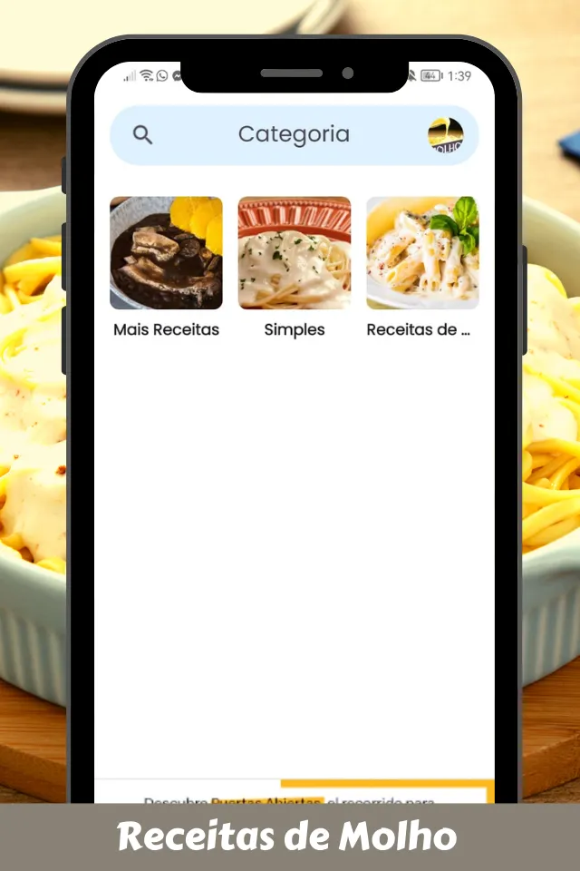 Receitas de Molho Branco facil | Indus Appstore | Screenshot