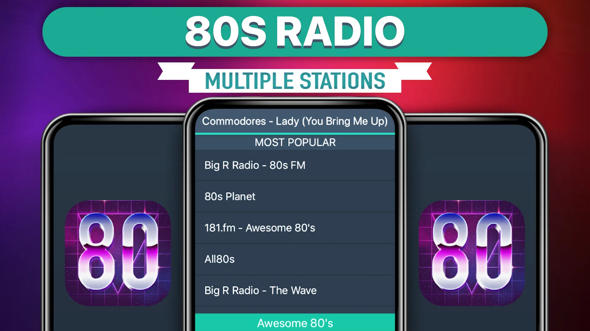 80s Radio Favorites | Indus Appstore | Screenshot