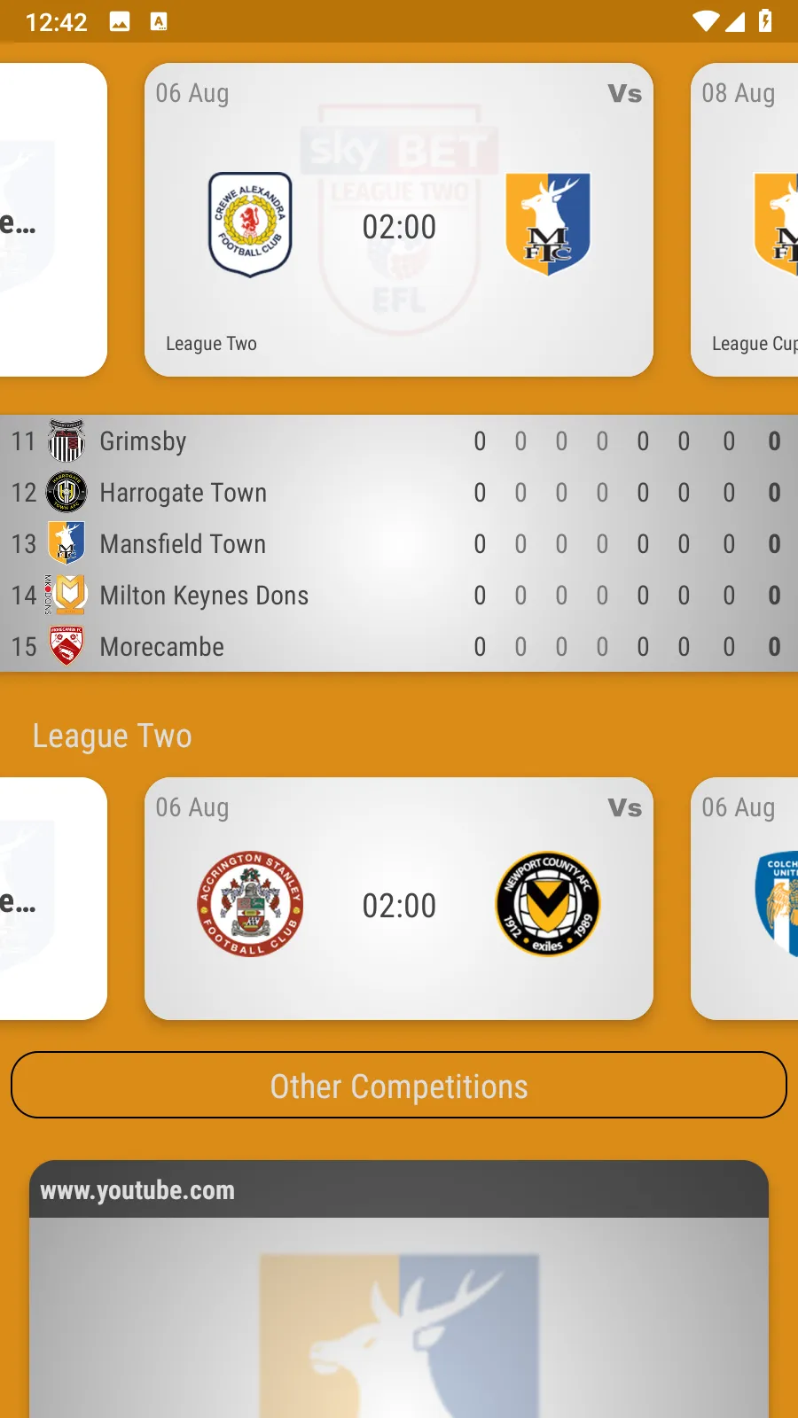 Mansfield Town Fan App | Indus Appstore | Screenshot