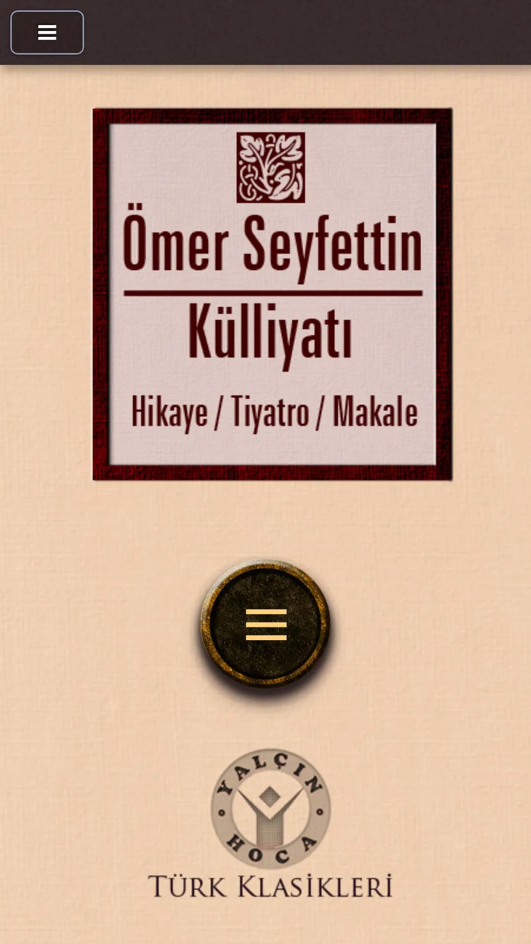 Ömer Seyfettin Külliyatı | Indus Appstore | Screenshot