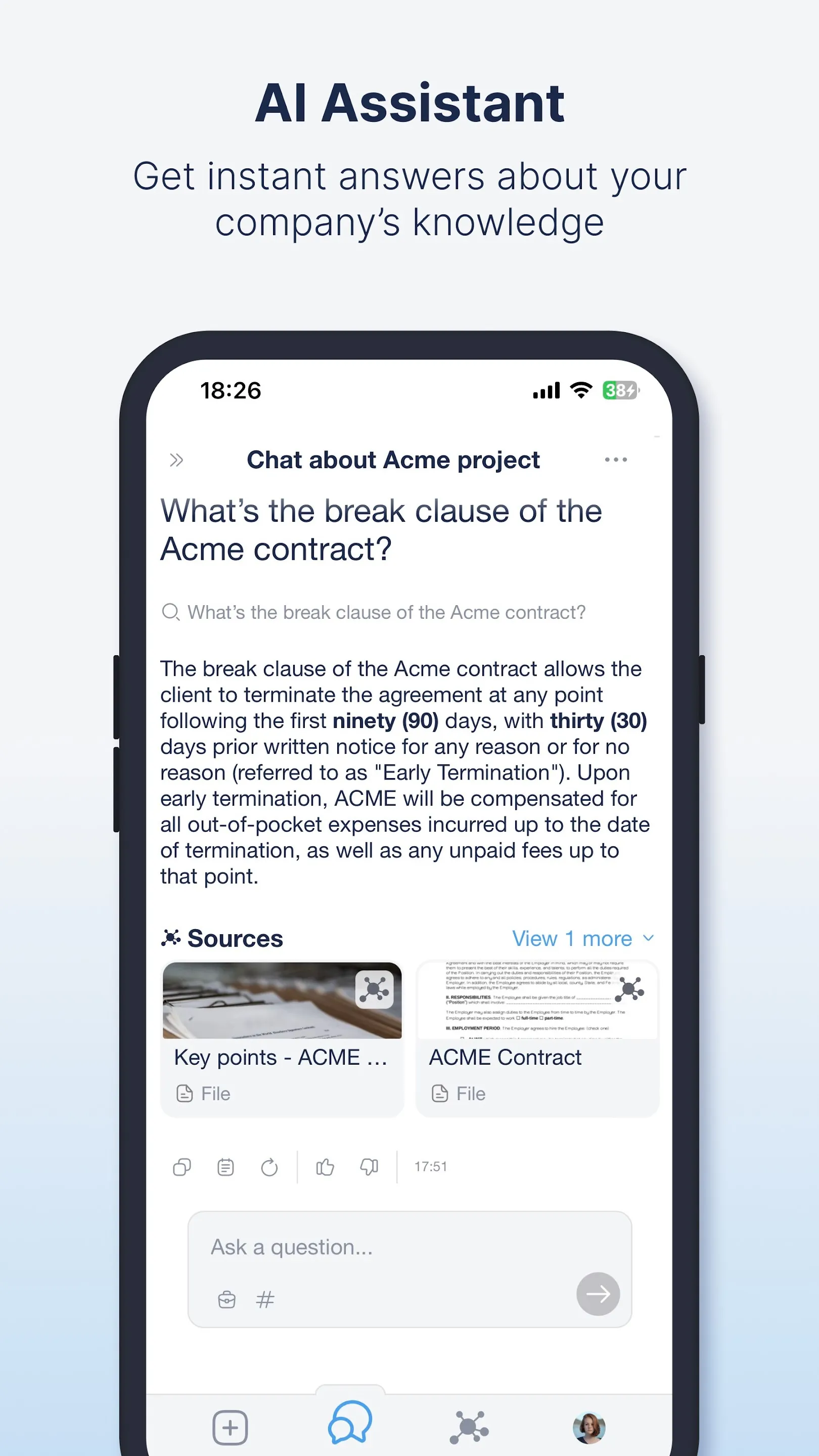 myReach - AI Assistant | Indus Appstore | Screenshot