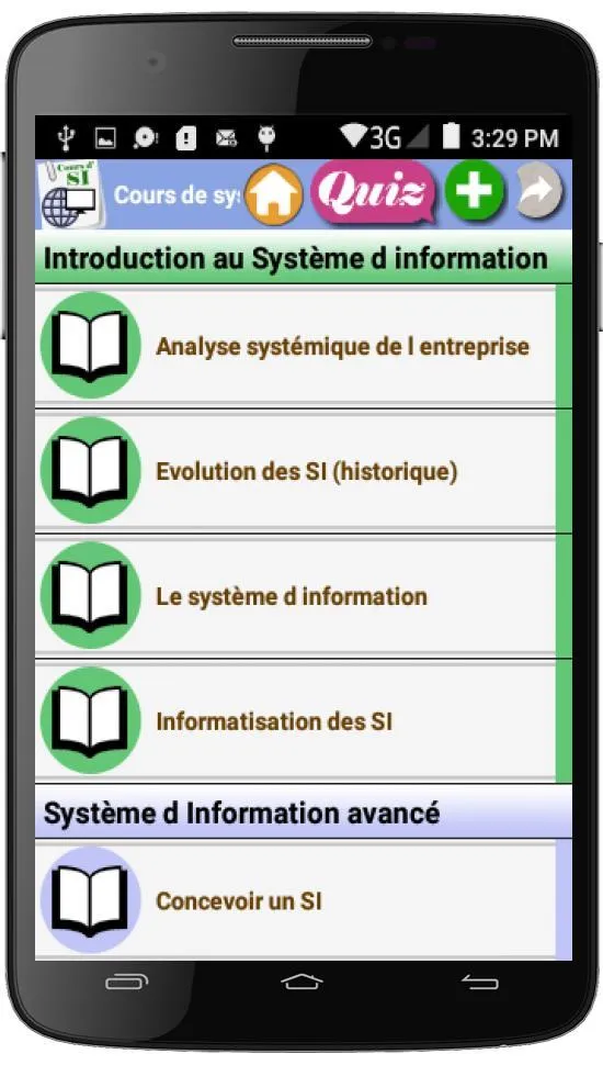 Cours de Systeme d Information | Indus Appstore | Screenshot