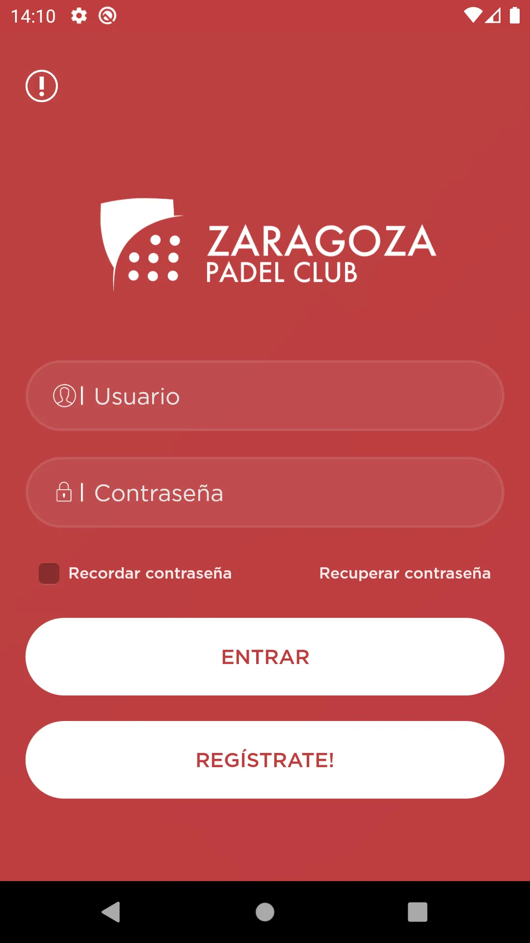 ZARAGOZA PADEL CLUB | Indus Appstore | Screenshot