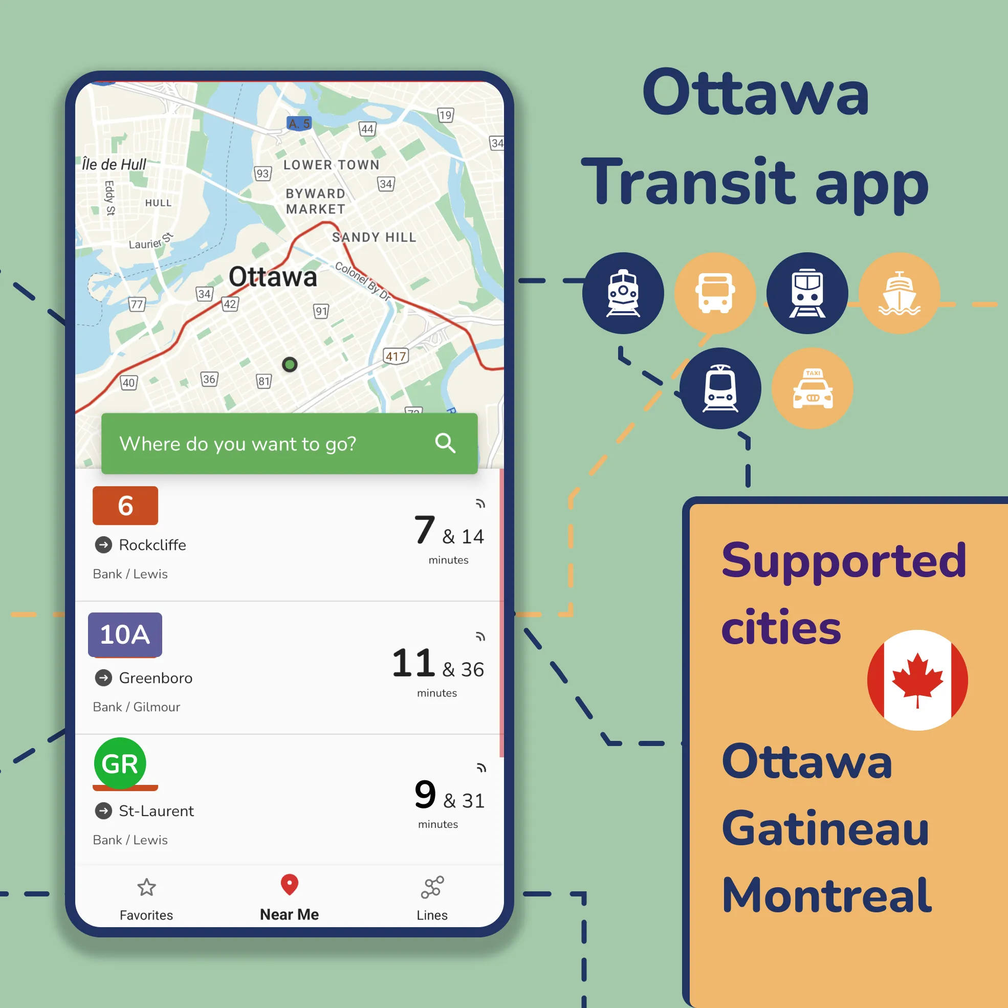 Ottawa Transit: OC Transpo Bus | Indus Appstore | Screenshot