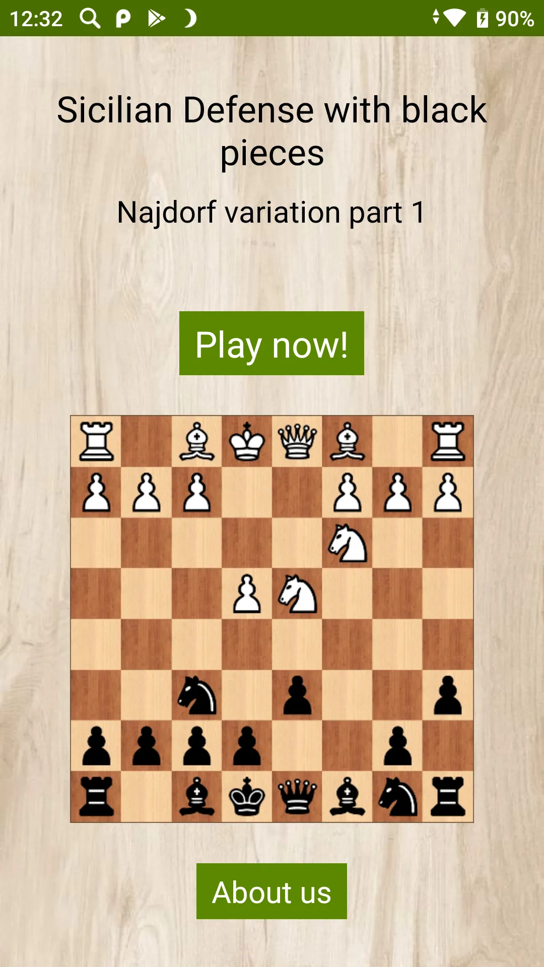 Chess - Najdorf variation | Indus Appstore | Screenshot