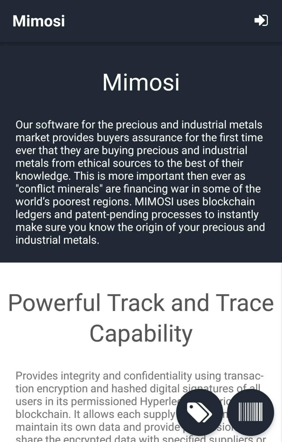 Peer Ledger MIMOSI | Indus Appstore | Screenshot