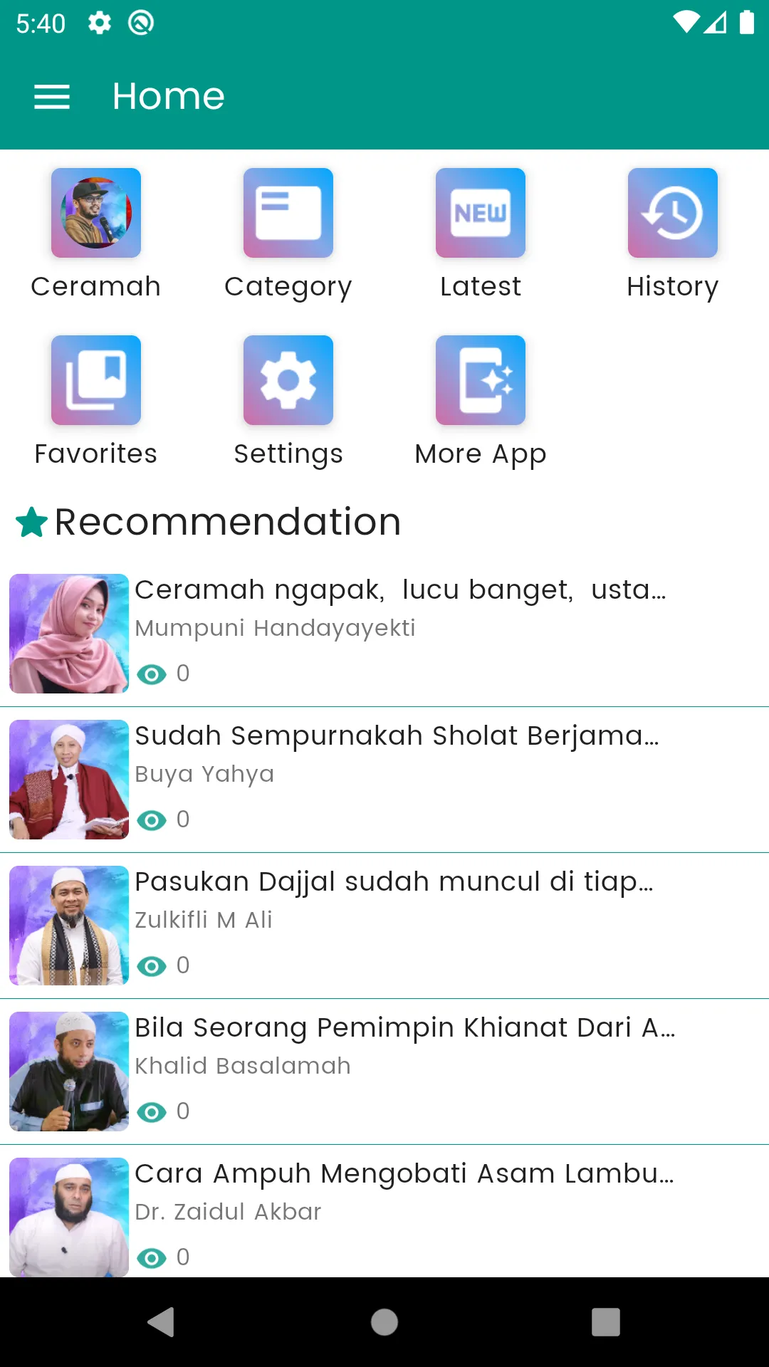 Ceramah Offline Hanan Attaki | Indus Appstore | Screenshot